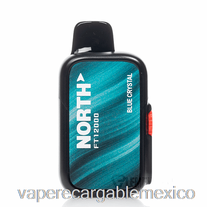 Vape Recargable North Ft12000 Desechable Cristal Azul